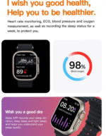 T900 Series 8 Pro Ultra Smart Watch – 2.09" Full Touch IPS Display, Bluetooth Calling, Heart Rate & Fitness Tracking - Image 8