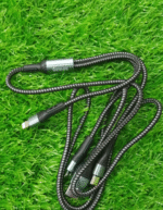 Geman GC-33 3-in-1 Fast Charging Cable – 6A Output, 1200mm Nylon Braided, Durable Metal Shell, Universal Compatibility - Image 4