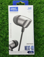 Next Generation NEXT-81 Wired Stereo Earphones – Deep Bass, Hi-Fi Sound, Built-in Mic, Comfortable Fit (3.5mm Jack) - Image 7