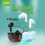 E3 Wireless Earbuds with Crystal Case